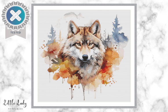 Evaluating Wolf Fall Cross Stitch for Etsy Shops