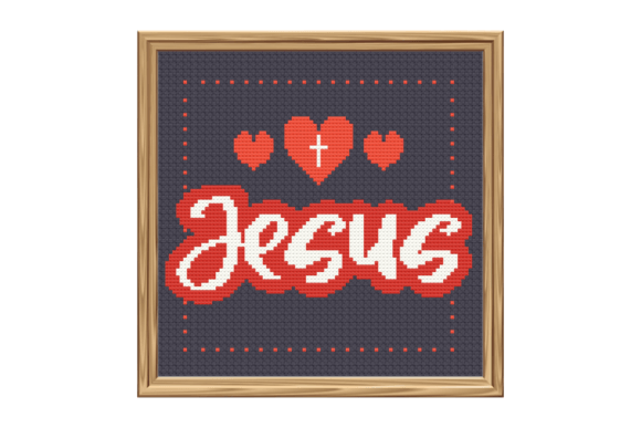 Jesus Cross Stitch Pattern Review for Merch