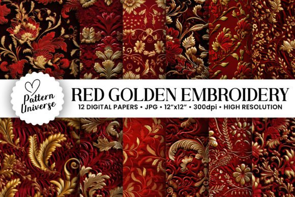Red Gold Embroidery Patterns: A Seller’s Review