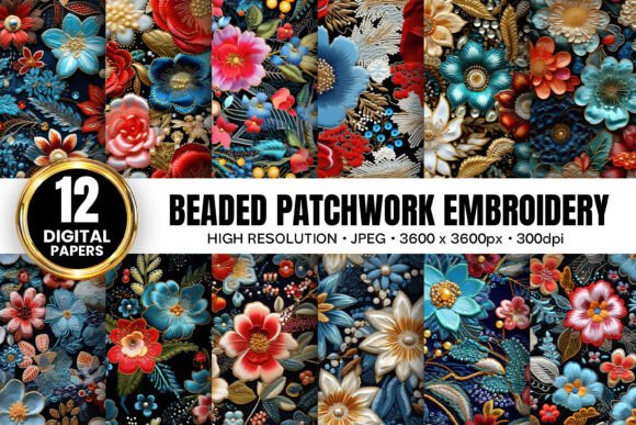 Review: Beaded Patchwork Embroidery Patterns