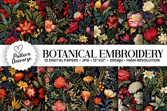 Review: Botanical Embroidery Floral Patterns