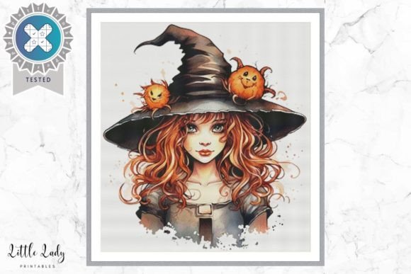Review: Cute Halloween Witch Cross Stitch PDF