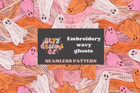 Review: Embroidery Wavy Ghosts Seamless File