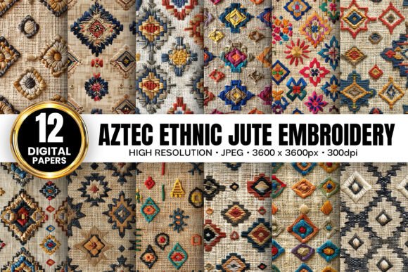 Reviewing Aztec Ethnic Jute Embroidery Patterns
