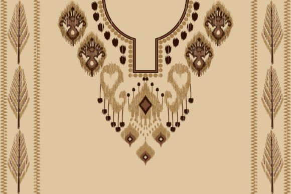 Reviewing Beautiful Floral Neckline Embroidery for Etsy Shops