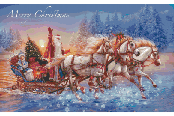 Reviewing Christmas Santa Cross Stitch Patterns 11