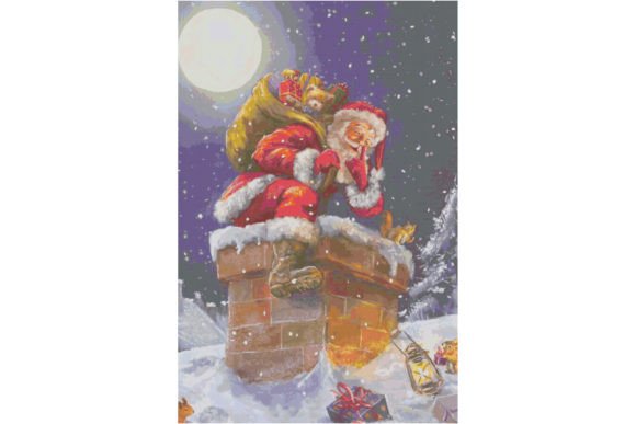 Reviewing Christmas Santa Cross Stitch Patterns 17
