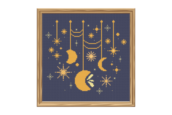 Reviewing the Stars Moon Celestial Wedding Pattern