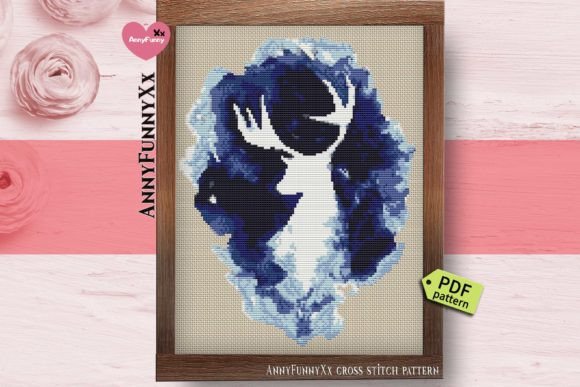 Silhouette Deer Cross Stitch Pattern Review